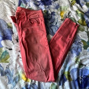 American Eagle pink denim, size 2